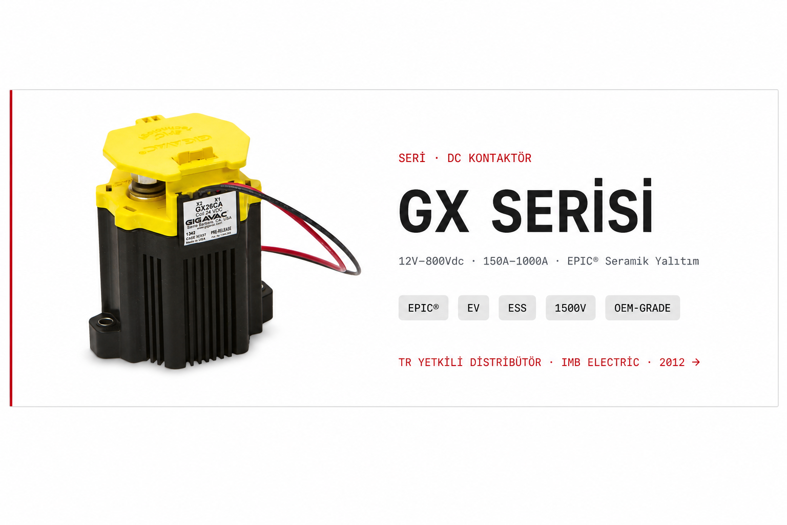 GX Serisi