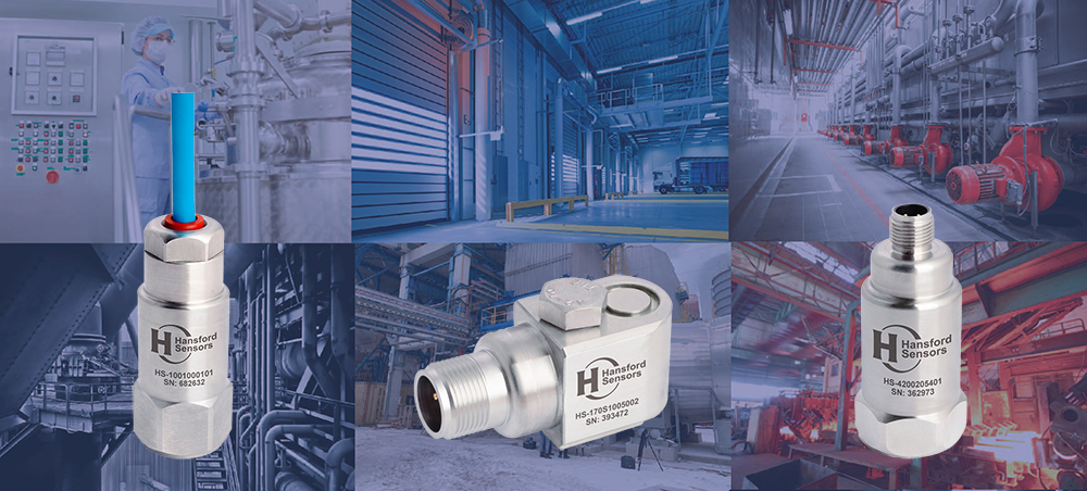 Hansford Sensors vibration accelerometer family